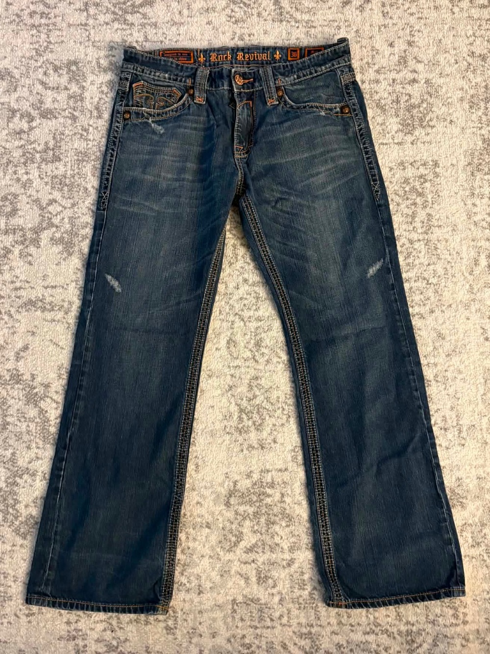 Rock Revival Mick Boot Men’s Jeans Size 36